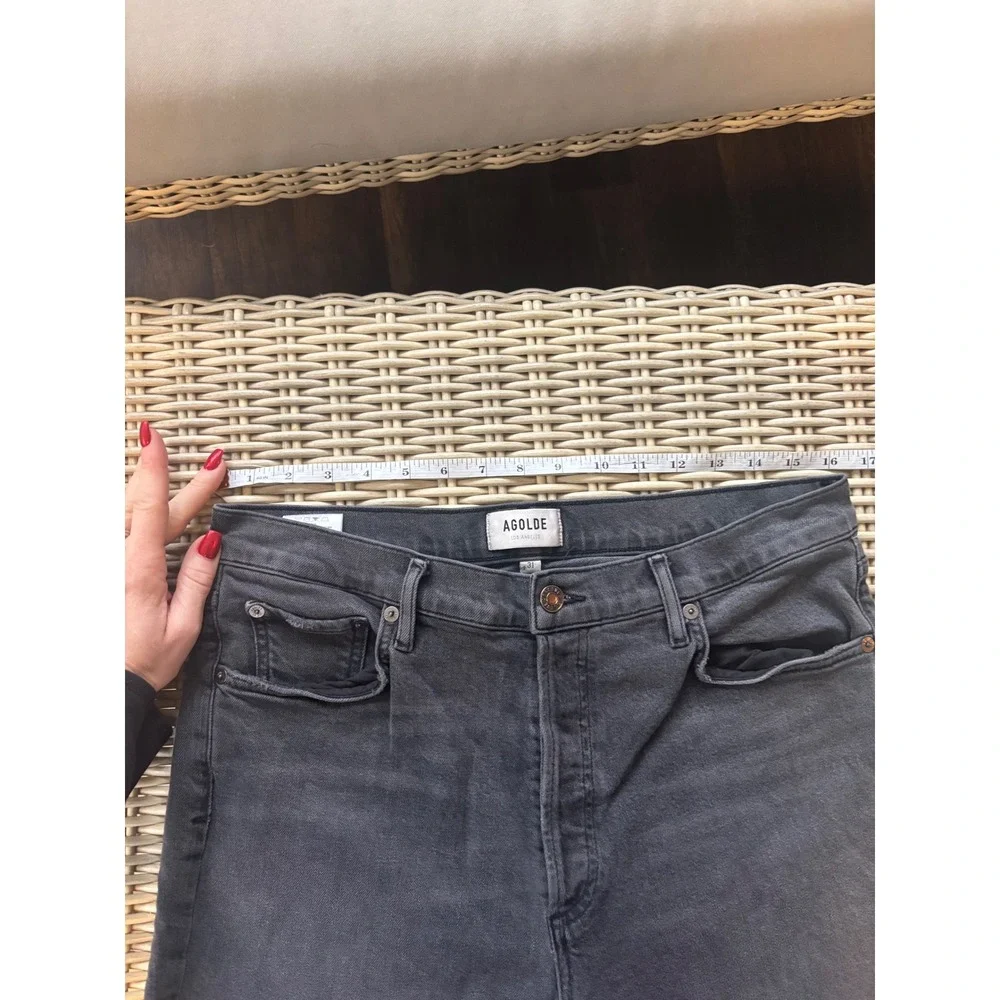 AGOLDE Nico Slim Fit jeans 31 boho Layered minimalist‎ flattering staple classic